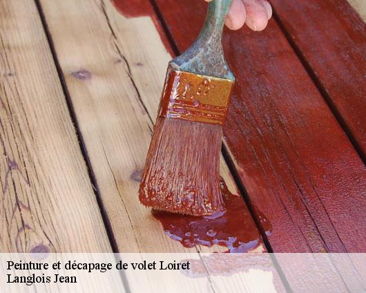 Peinture et décapage de volet 45 Loiret  Langlois Jean