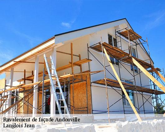 Ravalement de façade  andonville-45480 Langlois Jean
