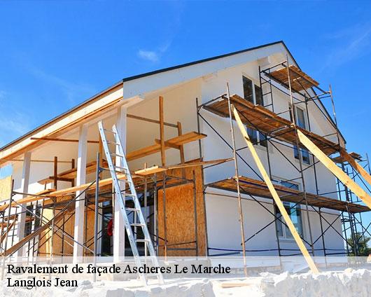 Ravalement de façade  ascheres-le-marche-45170 Langlois Jean