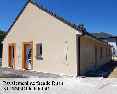Ravalement de façade ruan-45410 KLISSING habitat 45