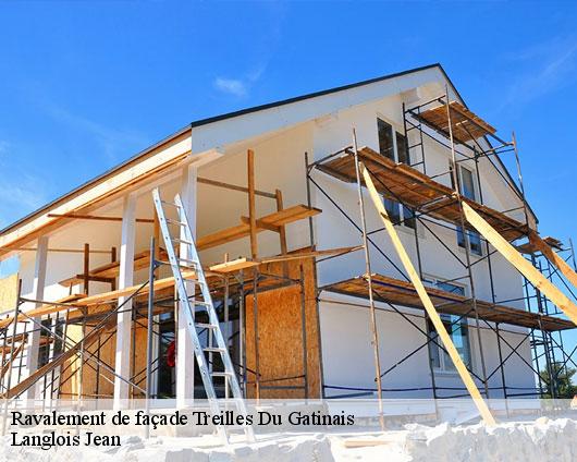 Ravalement de façade  treilles-du-gatinais-45490 Langlois Josué
