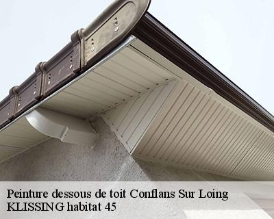 Peinture dessous de toit conflans-sur-loing-45700 KLISSING habitat 45