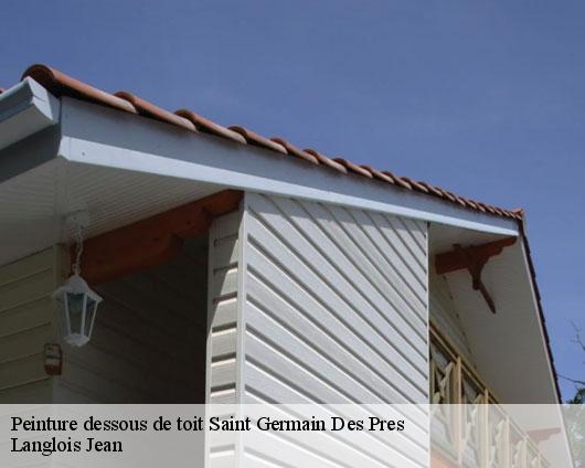 Peinture dessous de toit  saint-germain-des-pres-45220 DB Peintre 45 Loiret 
