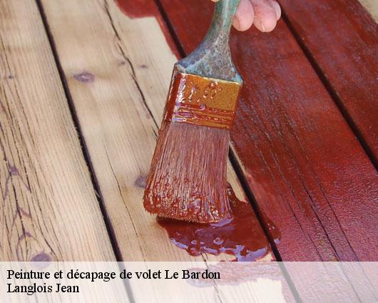 Peinture et décapage de volet  le-bardon-45130 Langlois Jean