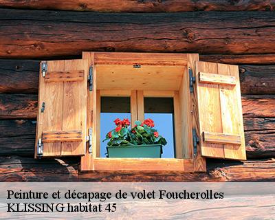 Peinture et décapage de volet foucherolles-45320 KLISSING habitat 45