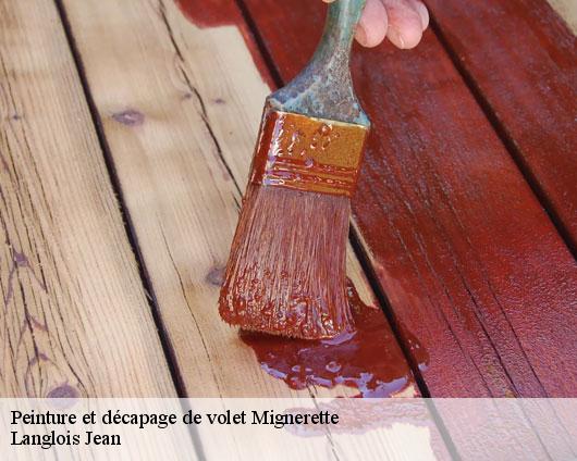 Peinture et décapage de volet  mignerette-45490 Langlois Jean