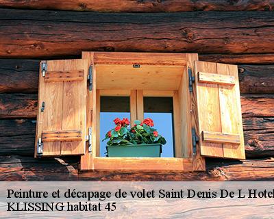 Peinture et décapage de volet saint-denis-de-l-hotel-45550 KLISSING habitat 45