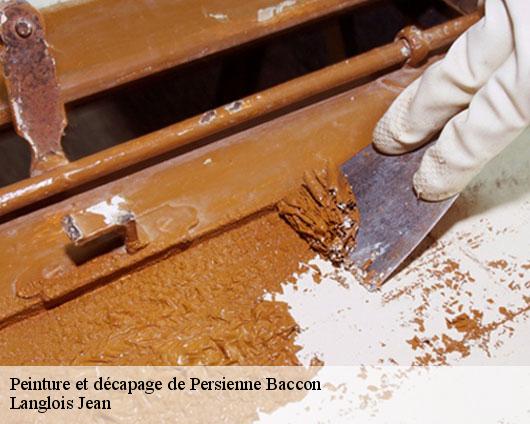 Peinture et décapage de Persienne  baccon-45130 Langlois Jean