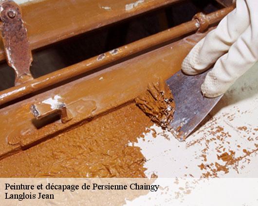 Peinture et décapage de Persienne  chaingy-45380 Langlois Jean