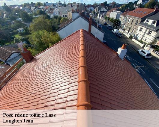 Pose résine toiture  laas-45300 Langlois Jean